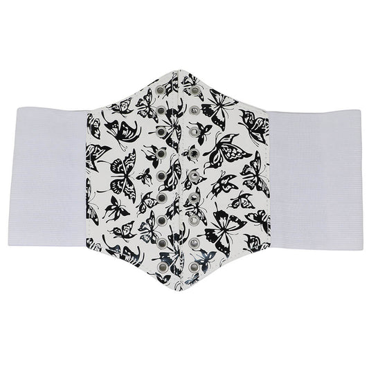White Butterfly Corset