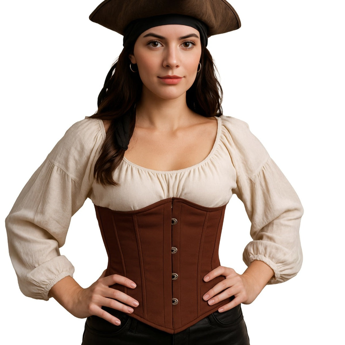 Brown Bustier Corset
