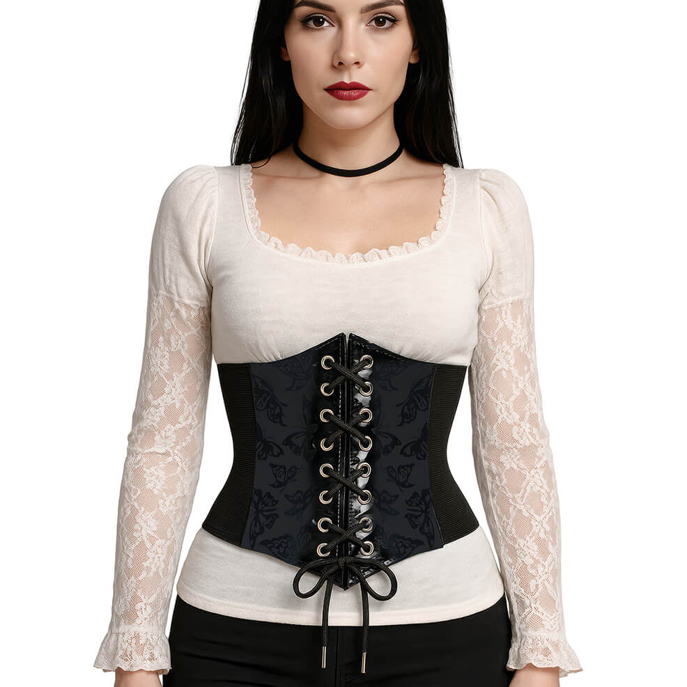 Black Butterfly Corset
