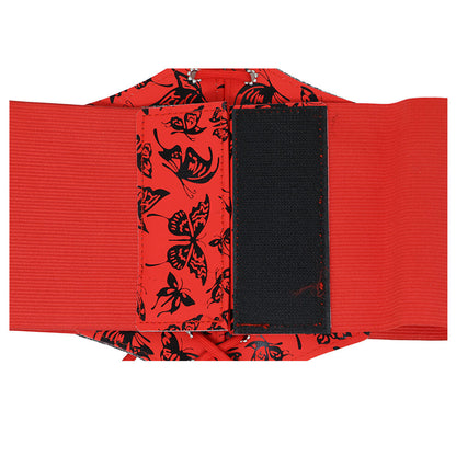 Red Butterflies Corset