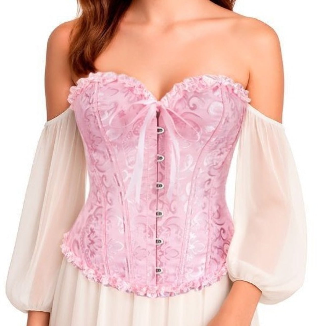 Pink Palace Corset with Bow