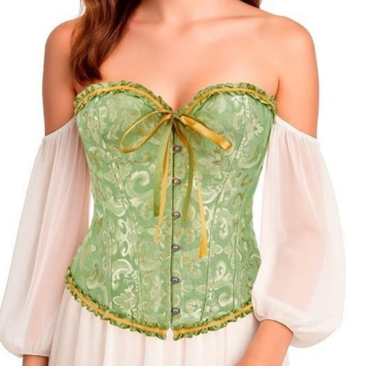 Green Palace Corset with Bow