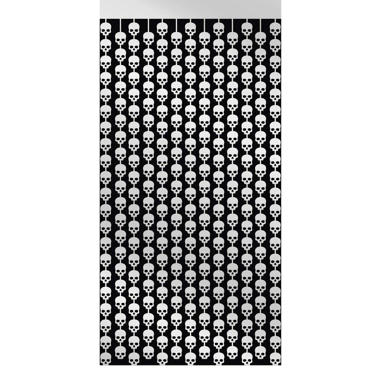 Sinister Skulls Curtain