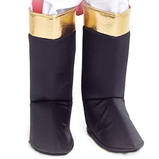 Kids Black and Gold Boot Covers