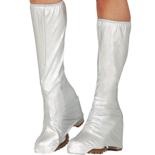 Kids Silver Glitter Eco Boot Covers