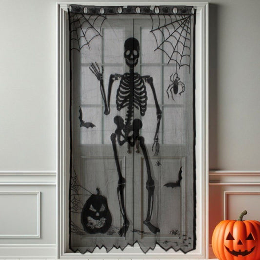 Skeleton Door Curtain Cover