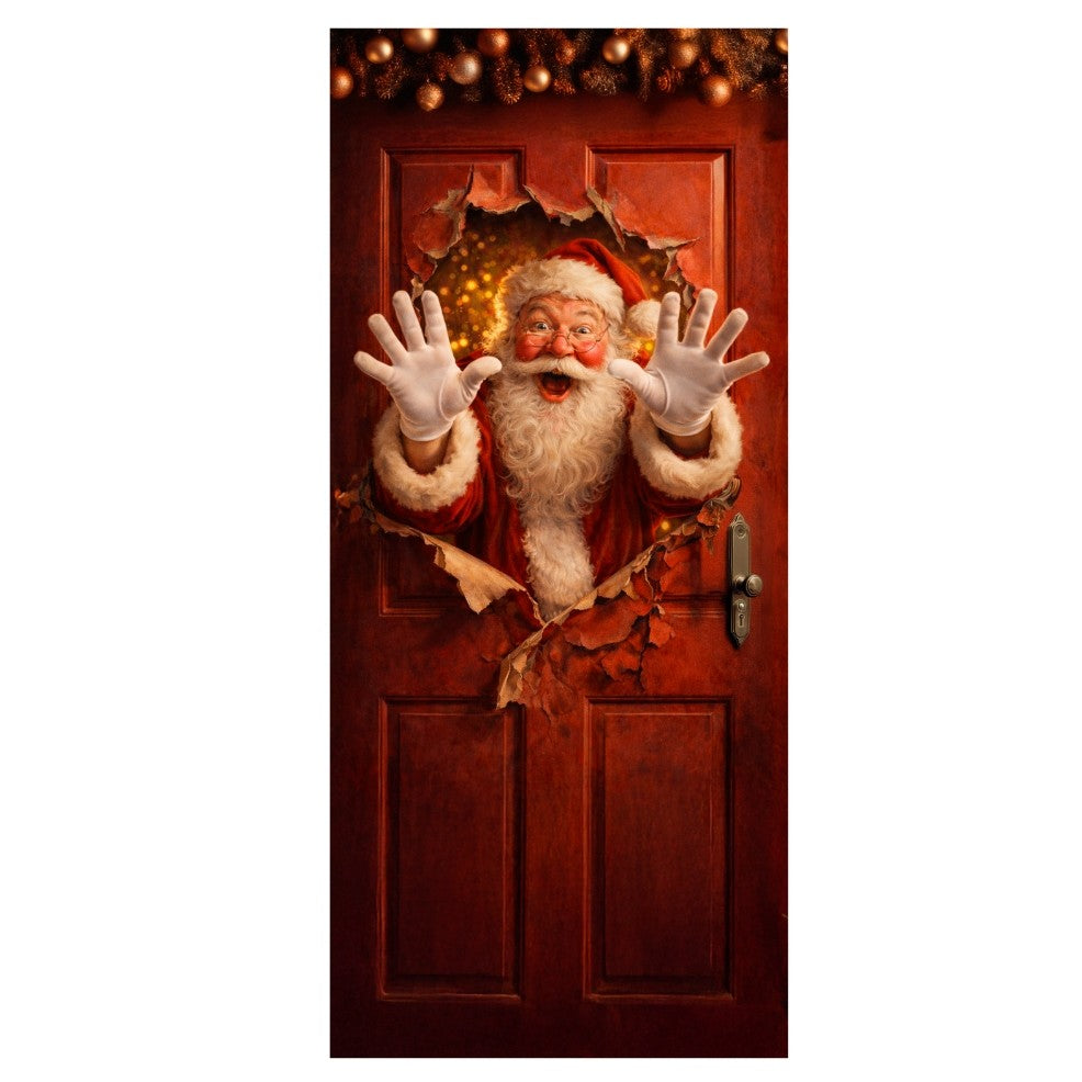 Christmas Santa Claus Door Cover