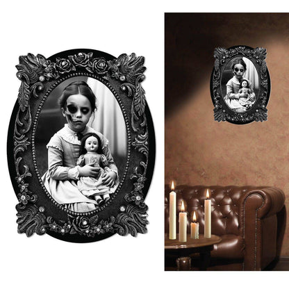 Adhesive Creepy Girl Portrait