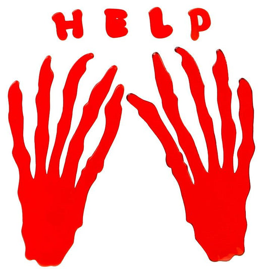 Bloody Hands Gel Decoration