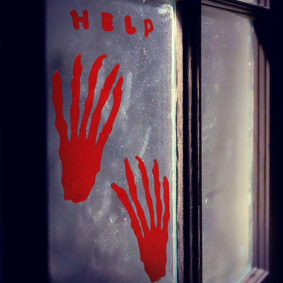 Bloody Hands Gel Decoration