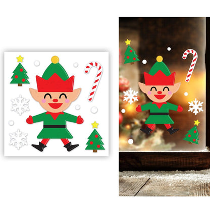 Christmas Elf Gel Decoration