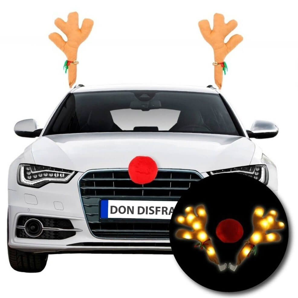 Light-up Reindeer Car Decoration