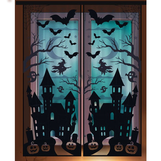 Sinister Witch Window Decoration