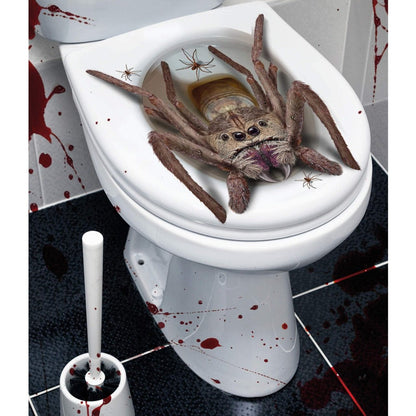 Giant Spider Toilet Decoration