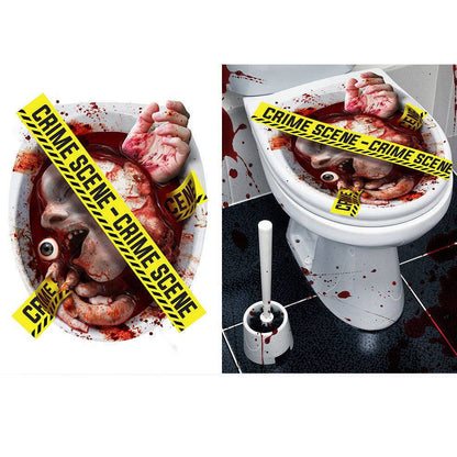 "CRIME SCENE" Toilet Decoration