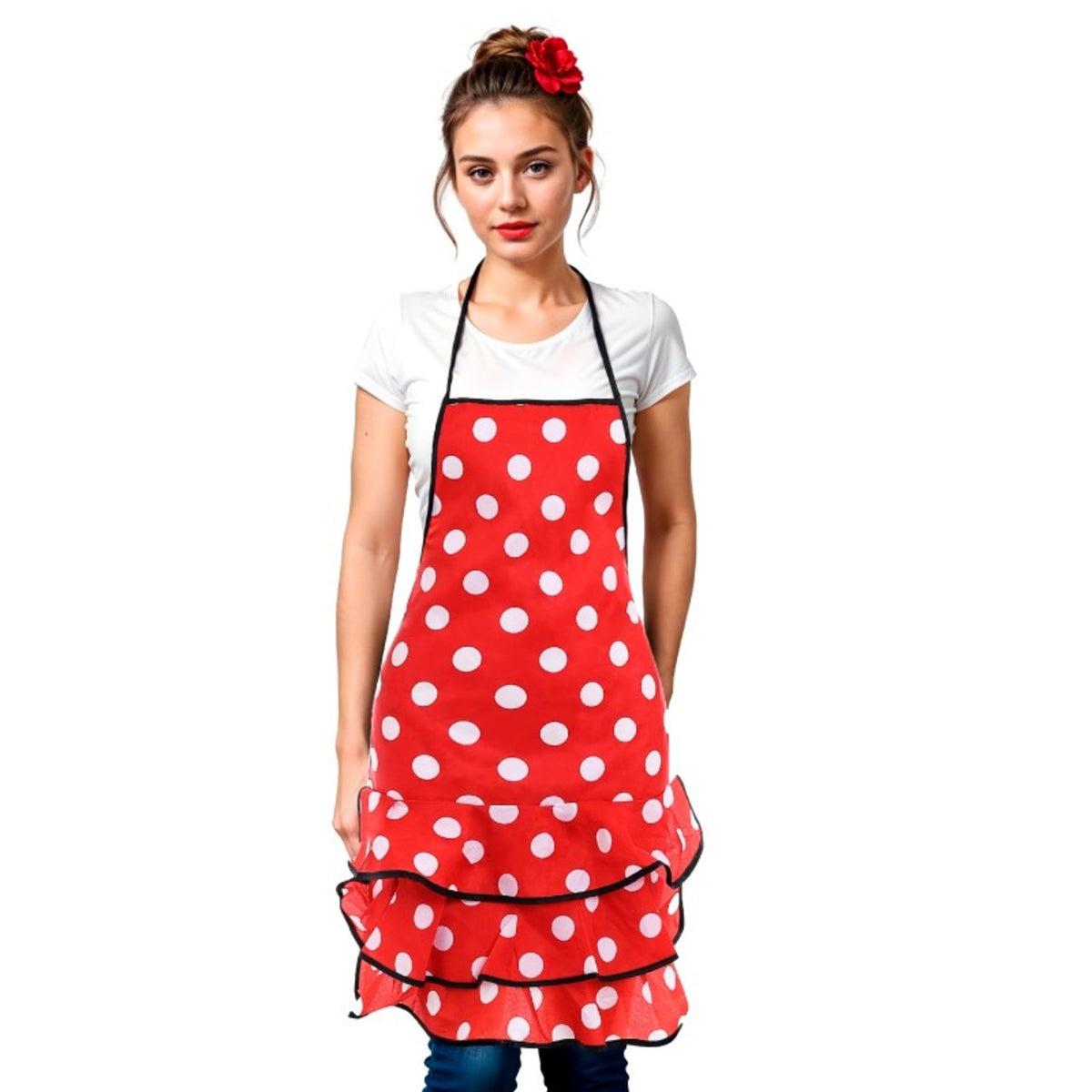 Red Flamenco Apron
