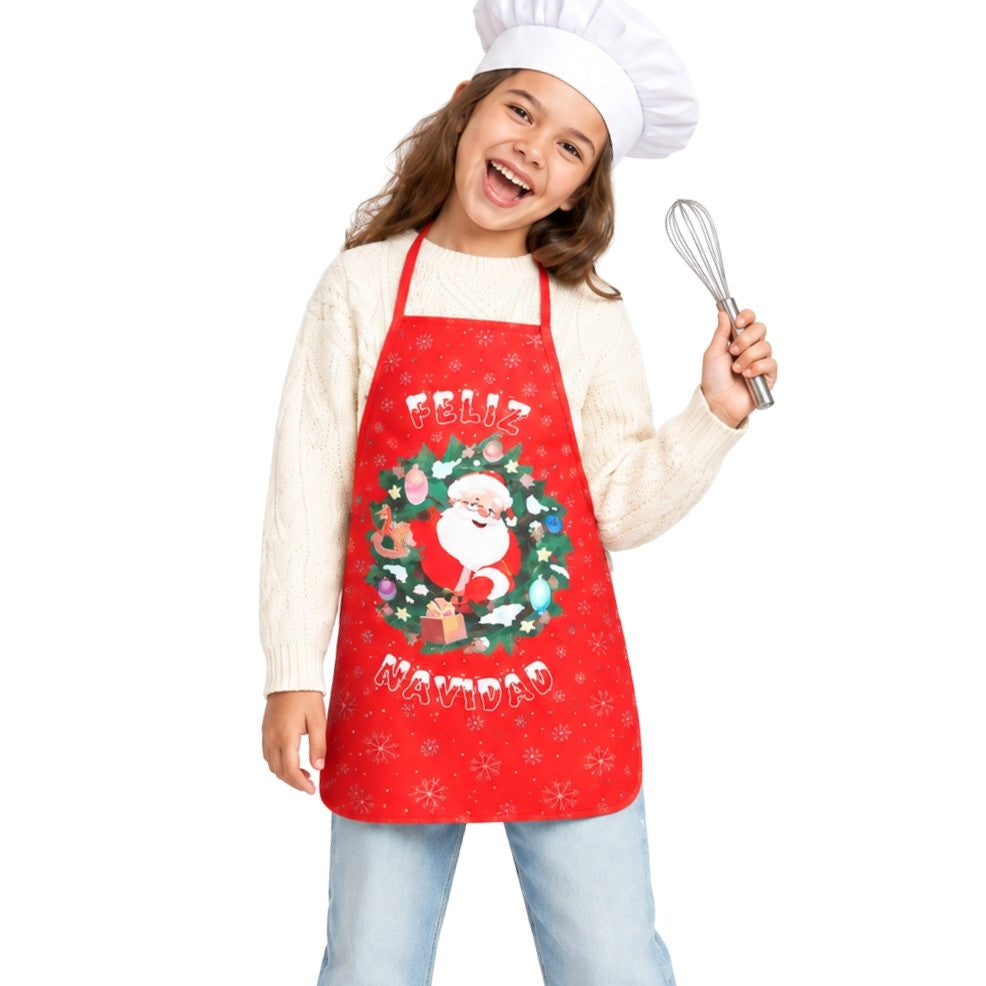 Kids Santa Claus Christmas Apron