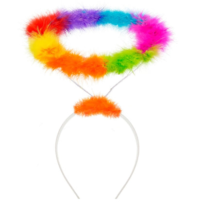 Rainbow Angel Headband