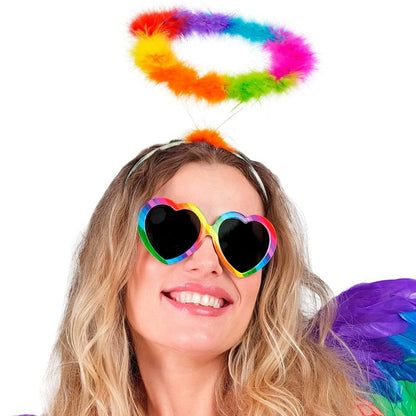 Rainbow Angel Headband
