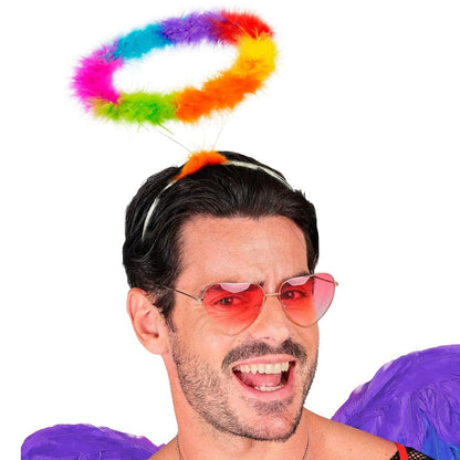 Rainbow Angel Headband