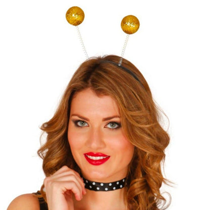 Gold Glitter Ball Headband