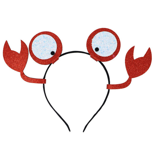 Glitter Crab Headband