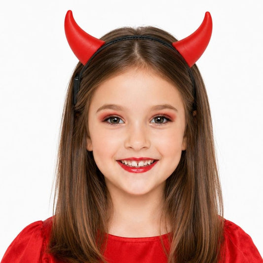 Girls Light-up Red She Devil Headband