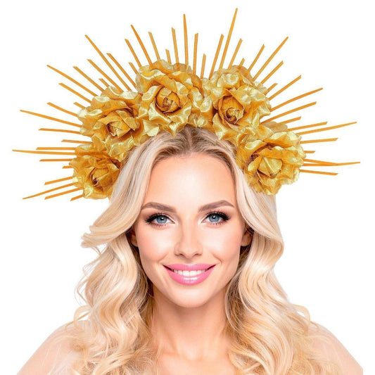 Goddess Catrina Roses Headband