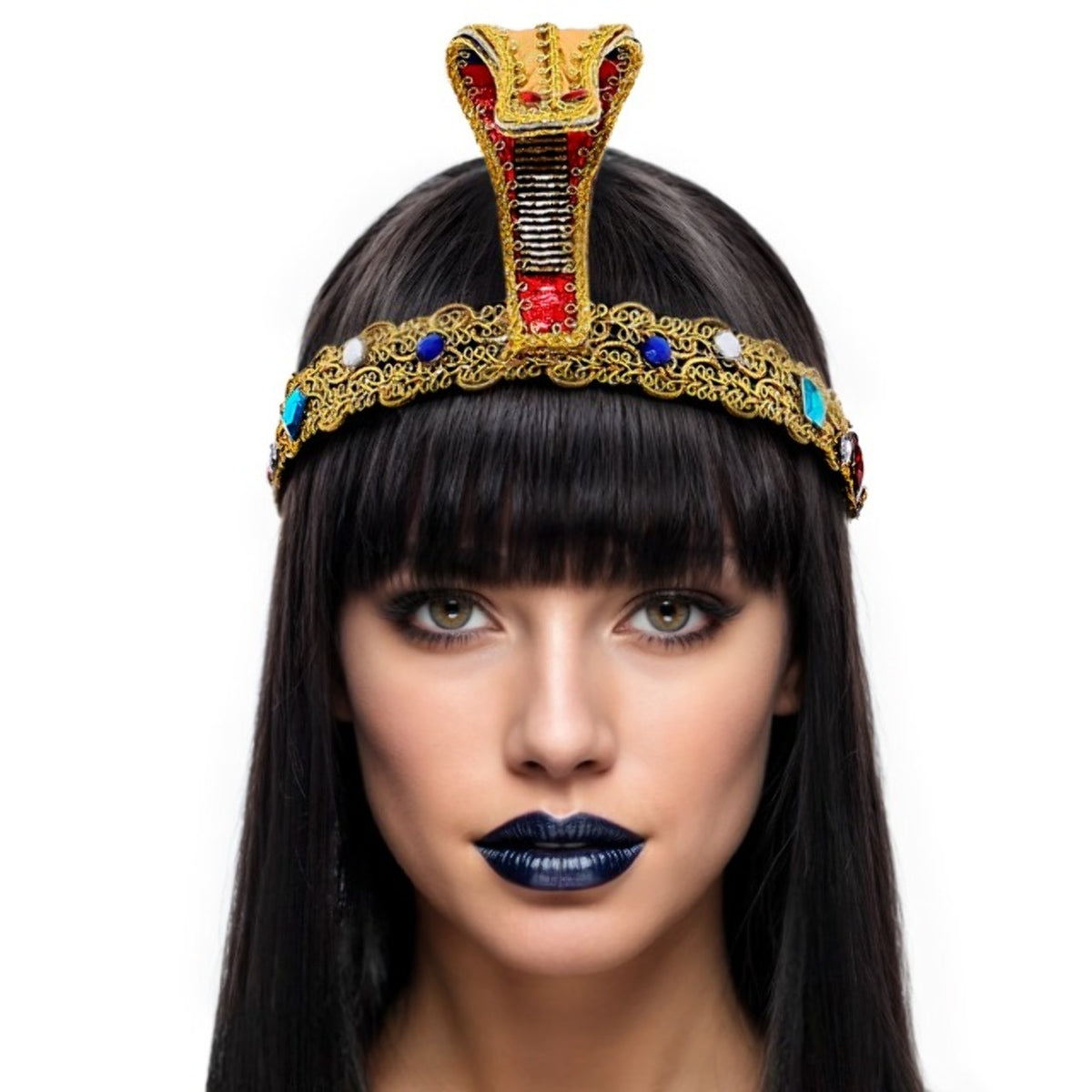 Shiny Egyptian Snake Headband