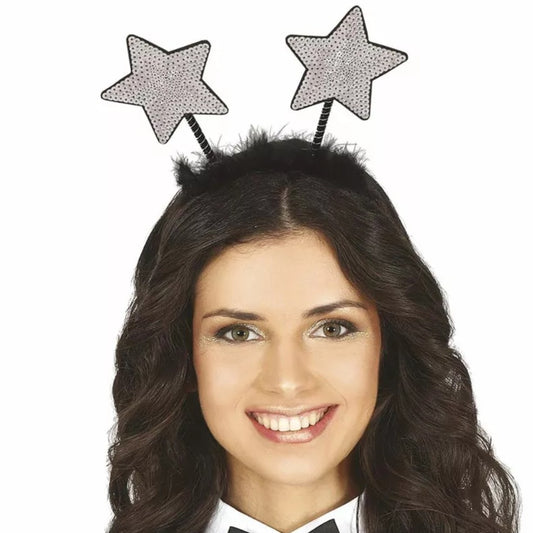 Silver Stars Headband