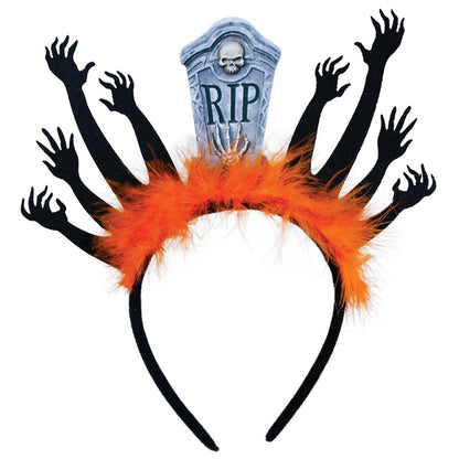 Zombie Tombstone Headband