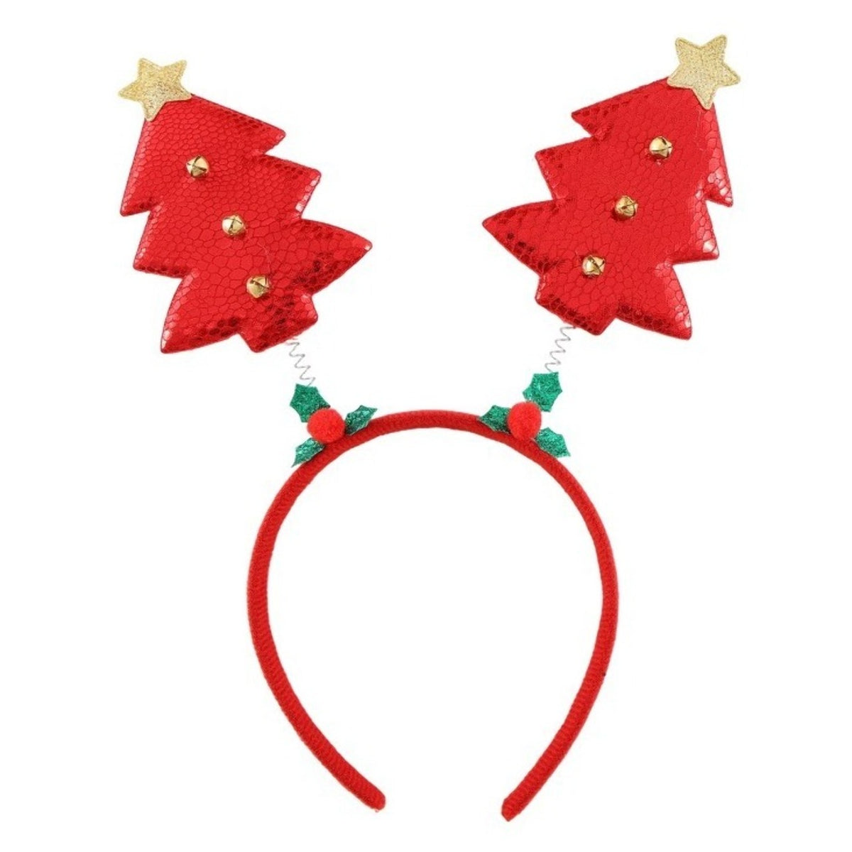 Red Christmas Trees Headband