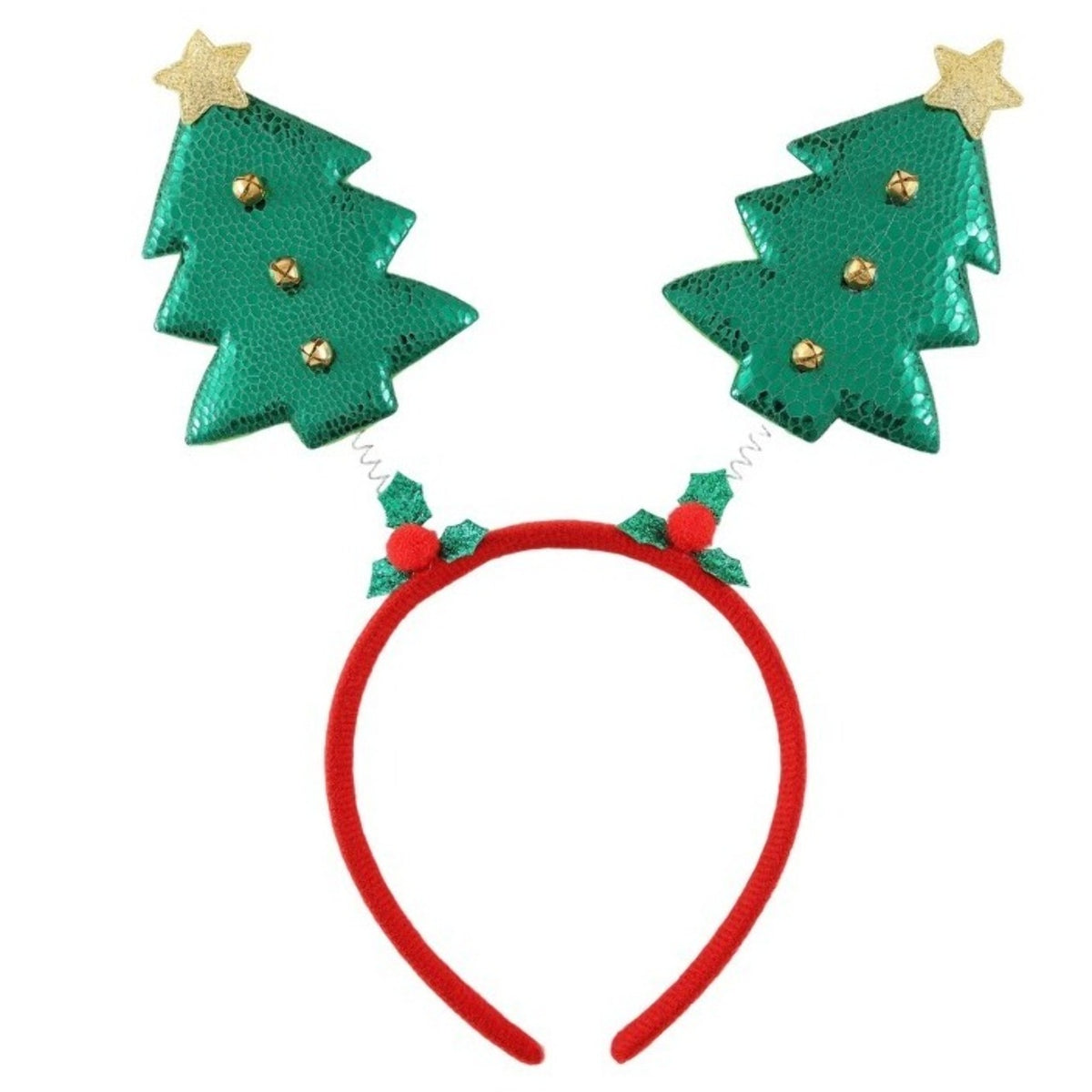 Green Christmas Trees Headband