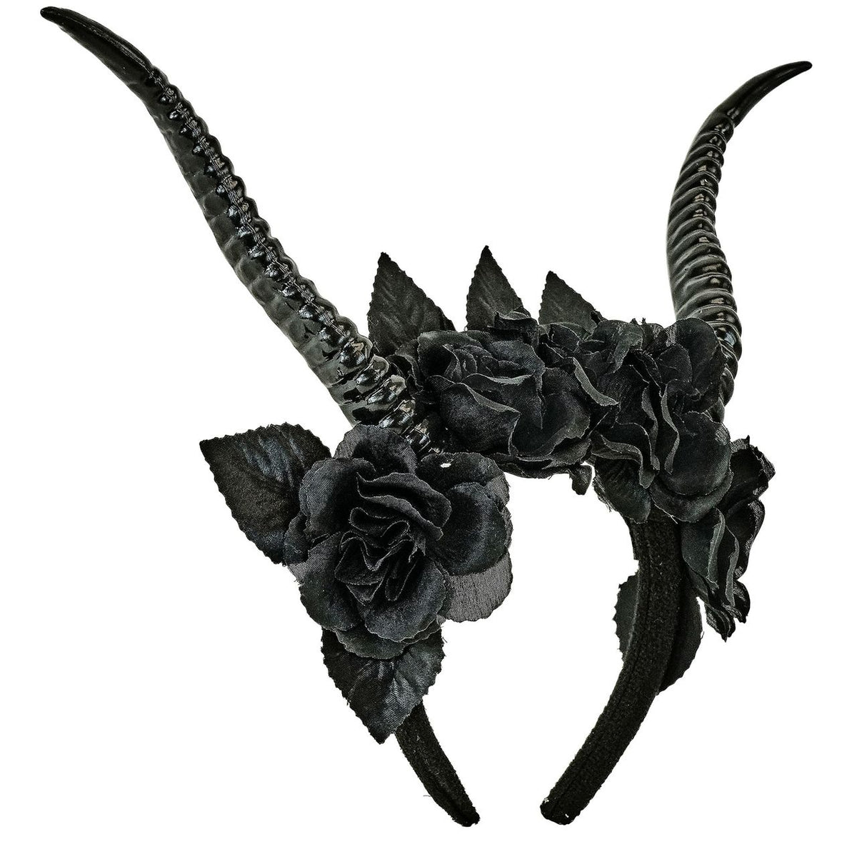 Black Queen Horns Headband