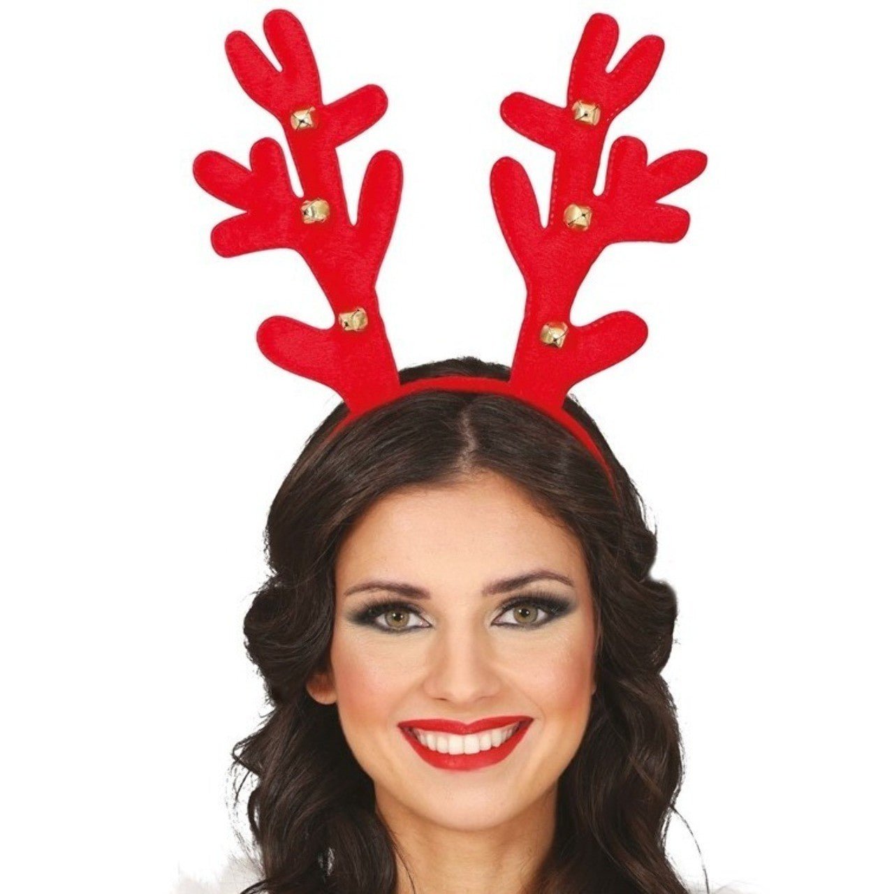 Red Reindeer Headband