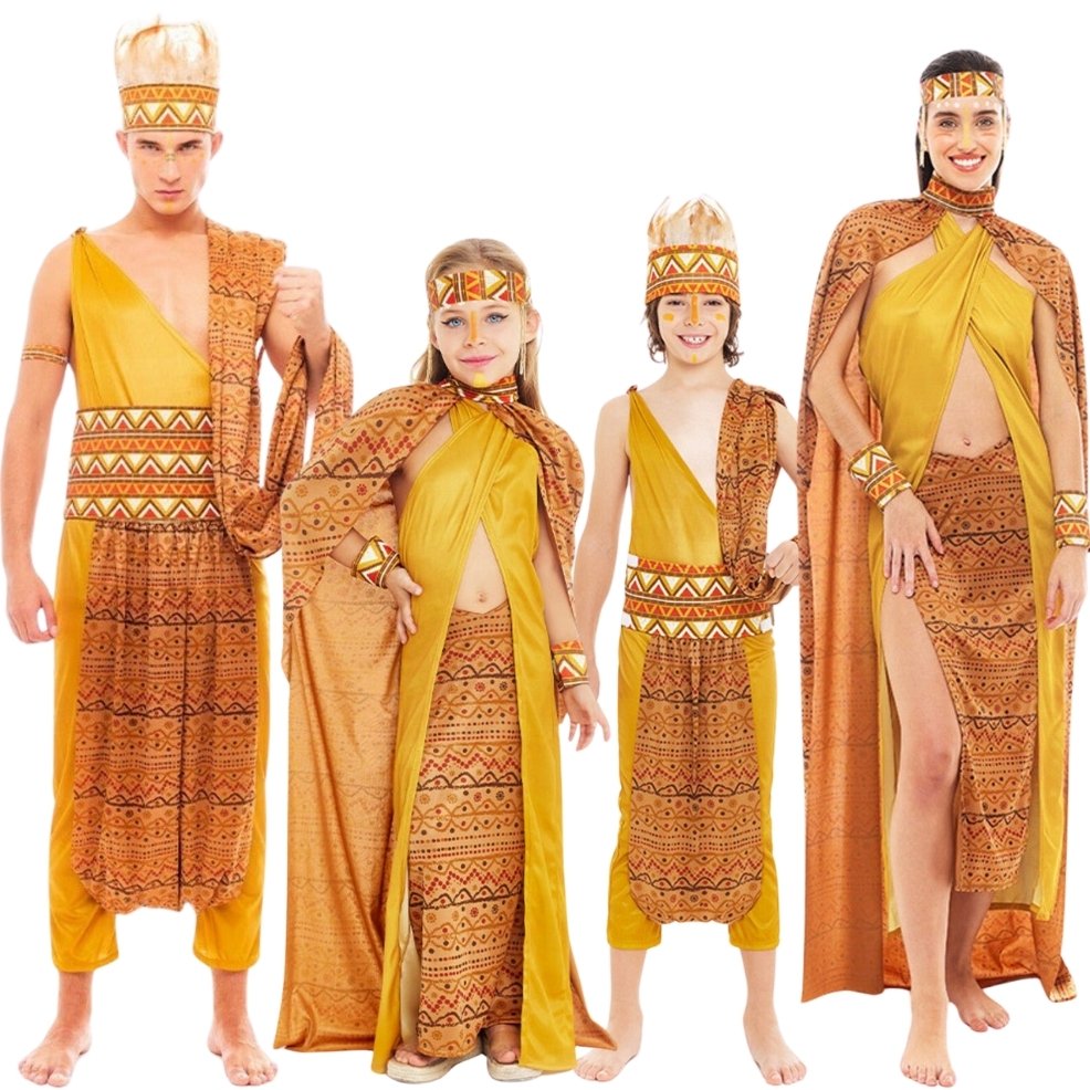 Tribal African Group Costumes