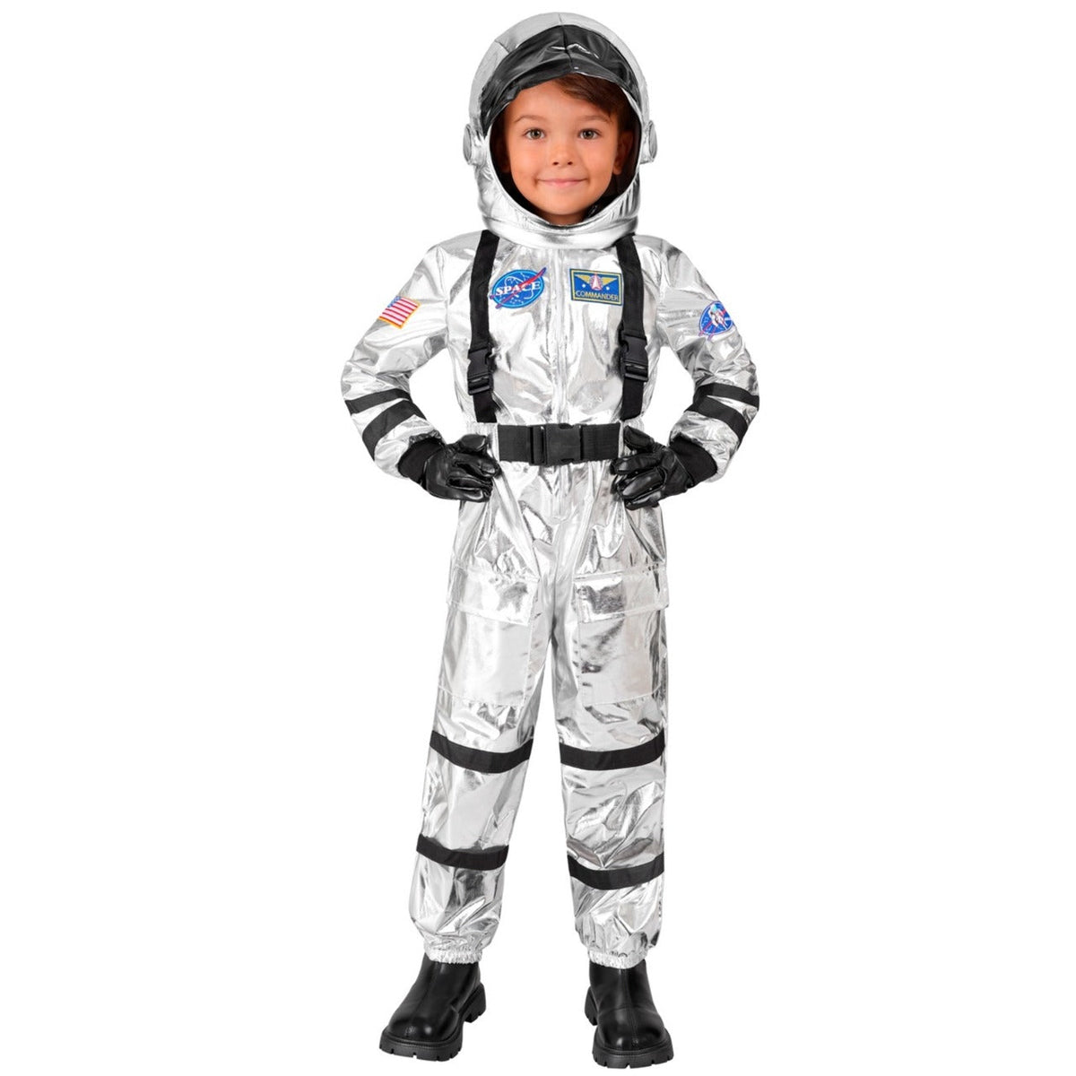 Silver Space Astronaut Group Costumes
