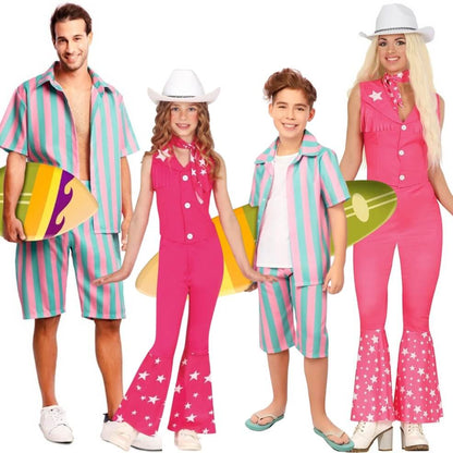 Surfer Barbie and Ken Group Costumes