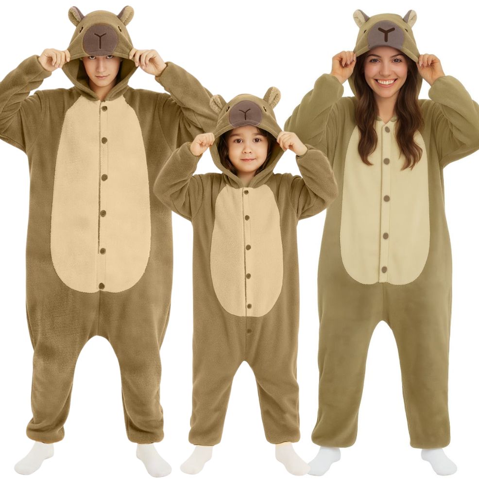 Funny Capybara Group Costumes