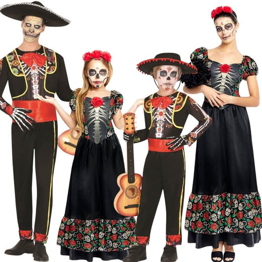 Mexican Catrín Group Costumes