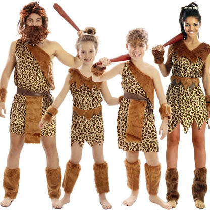Caveman and Cavewoman Group Costumes
