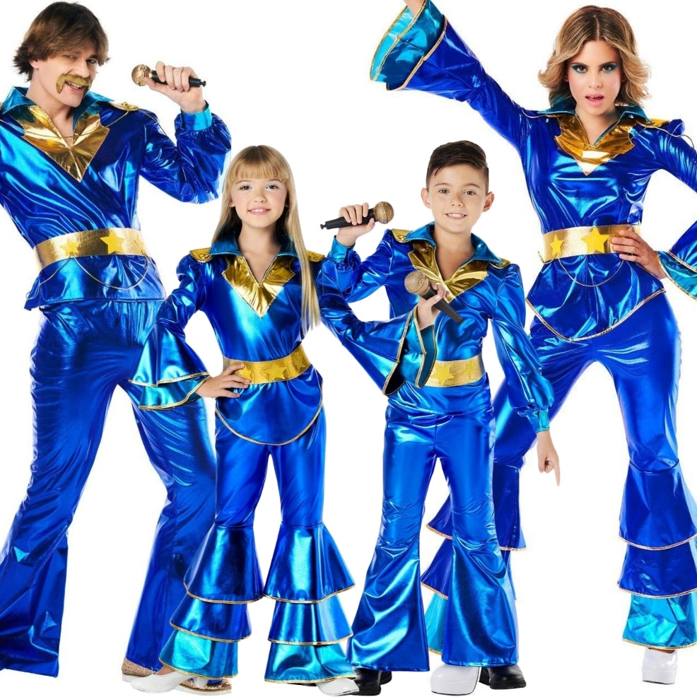 Blue Disco Group Costumes