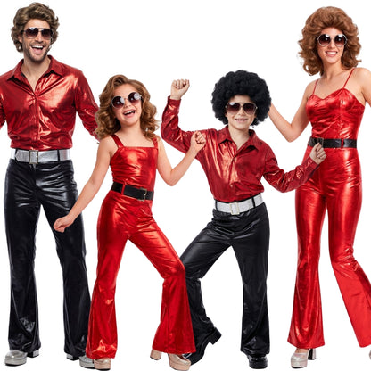 Disfraces en grupo de Disco Show