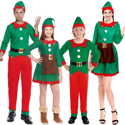 Festive Elf Group Costumes