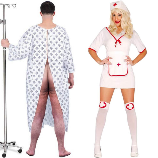 Nurse and Patient Group Costumes