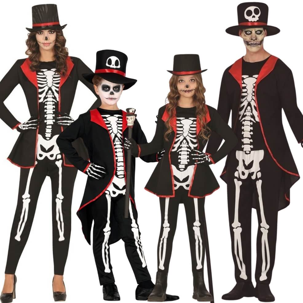 Dapper Skeleton Group Costumes
