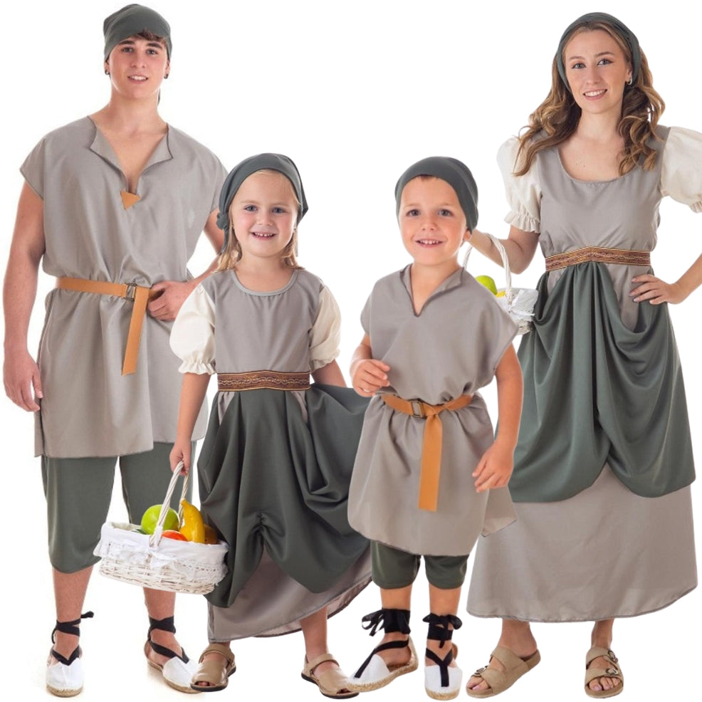 Medieval Fruit Seller Group Costumes