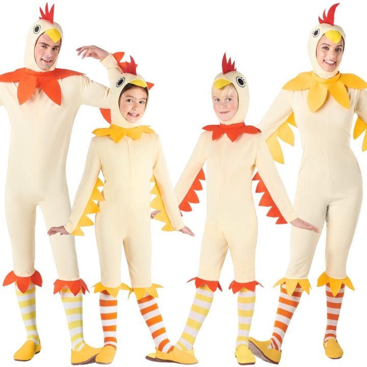 Rooster and Hen Group Costumes