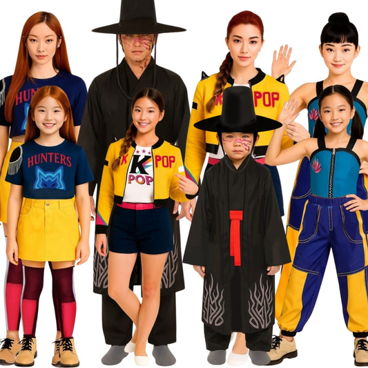 Fashion K-Pop Singer Group Costumes
