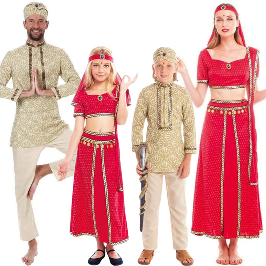 Royal Indian Group Costumes